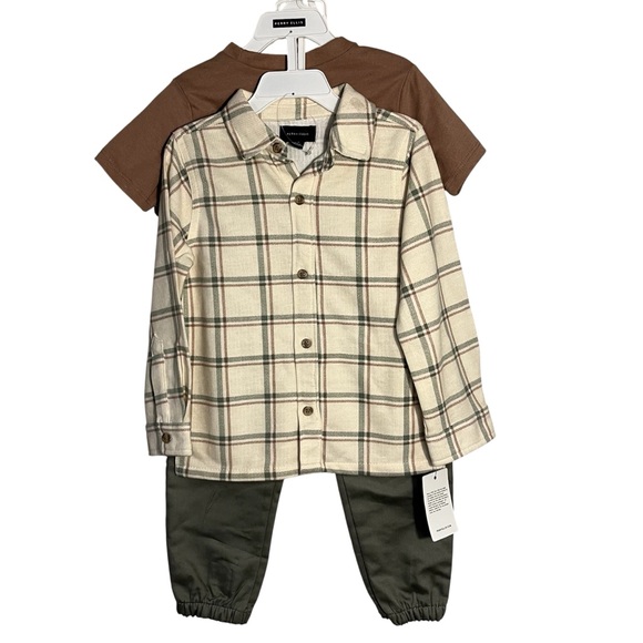 Perry Ellis Boys 4T 3 Piece Set NWT Preppy Outdoor Vibes - Picture 2 of 4